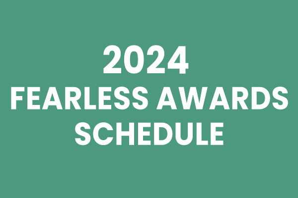 2024 Awards Schedule