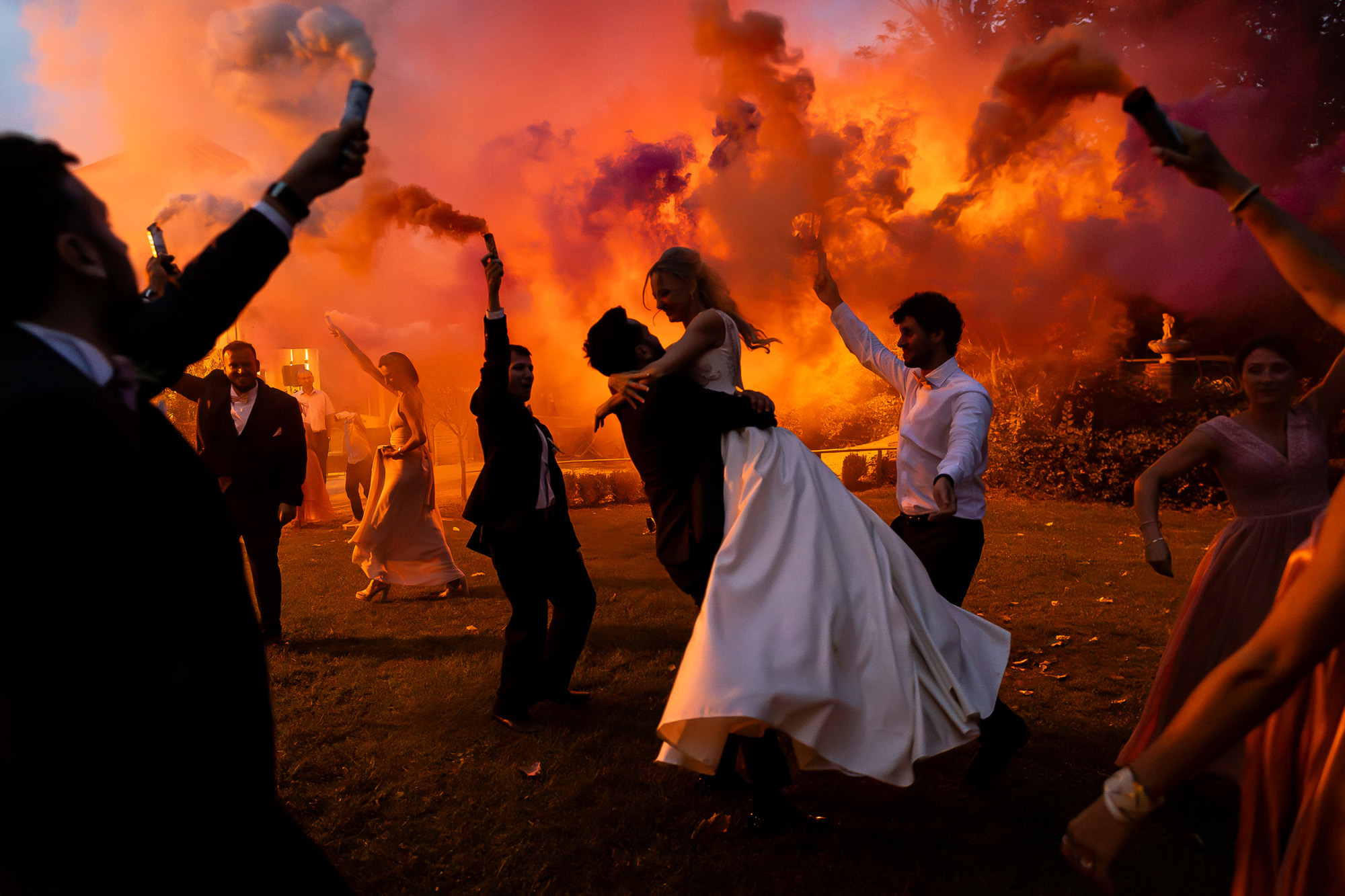 Wedding photo by Loic Bourniquel