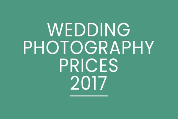 How much does wedding photography cost in 2017?